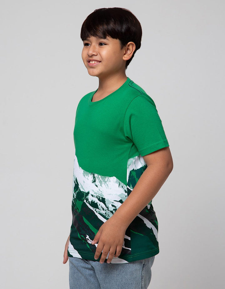 Nevada Mountain Print Boys T-Shirt