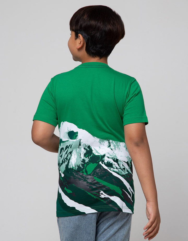 Nevada Mountain Print Boys T-Shirt