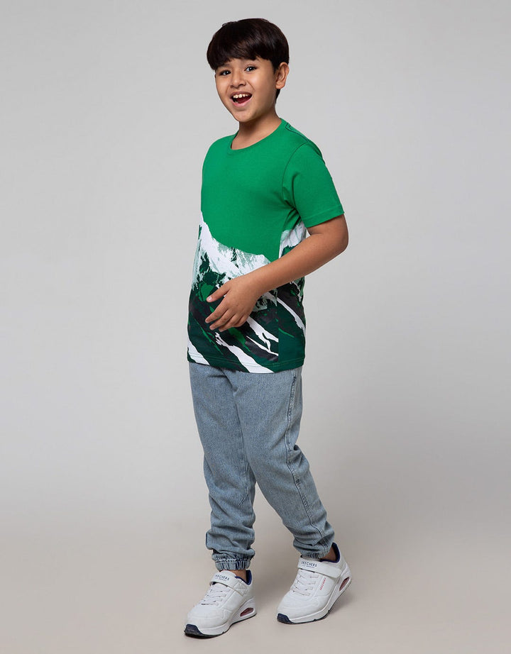 Nevada Mountain Print Boys T-Shirt