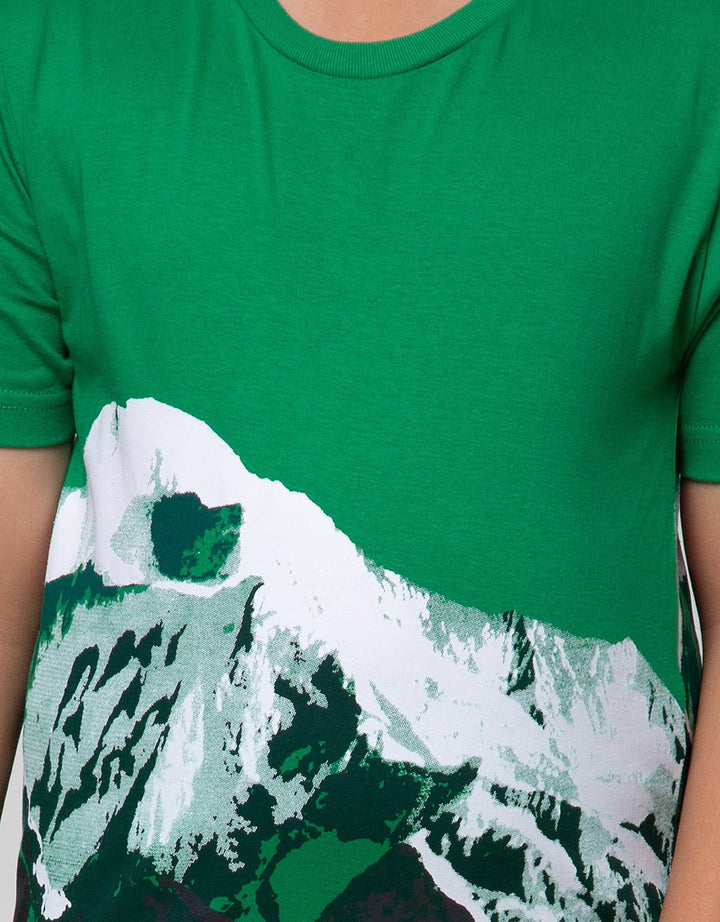 Nevada Mountain Print Boys T-Shirt