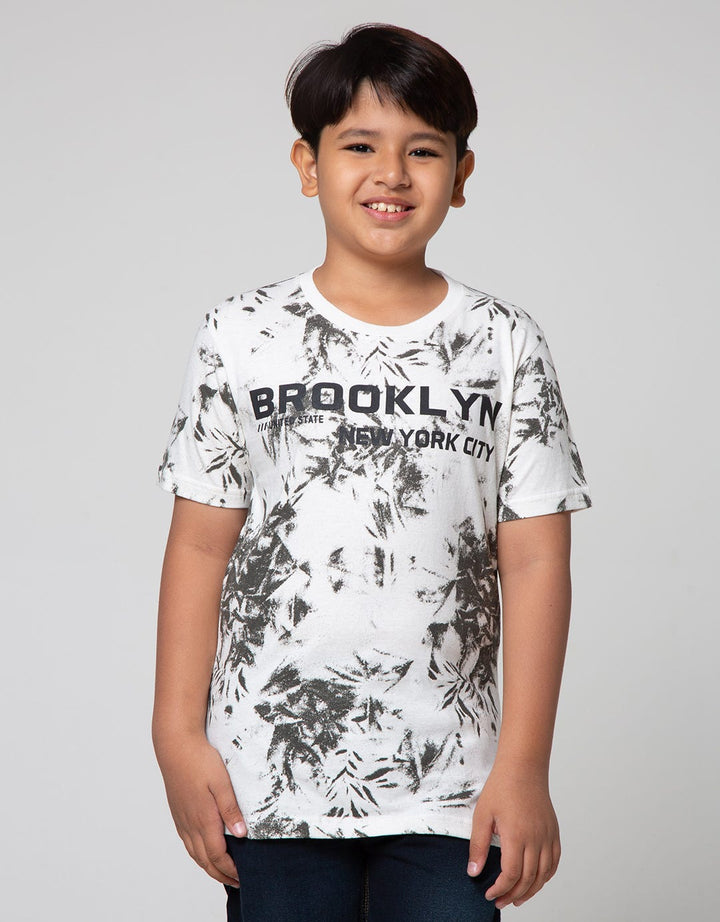 Nevada Short Sleeve T-Shirt Print Mineral Brooklyn