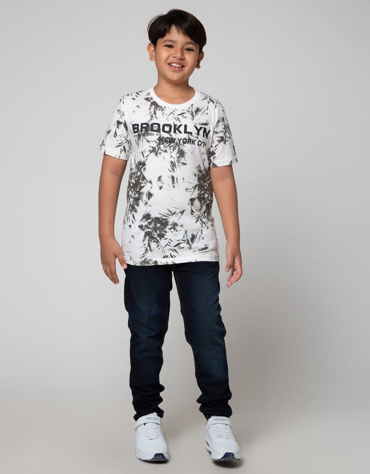 Nevada Short Sleeve T-Shirt Print Mineral Brooklyn