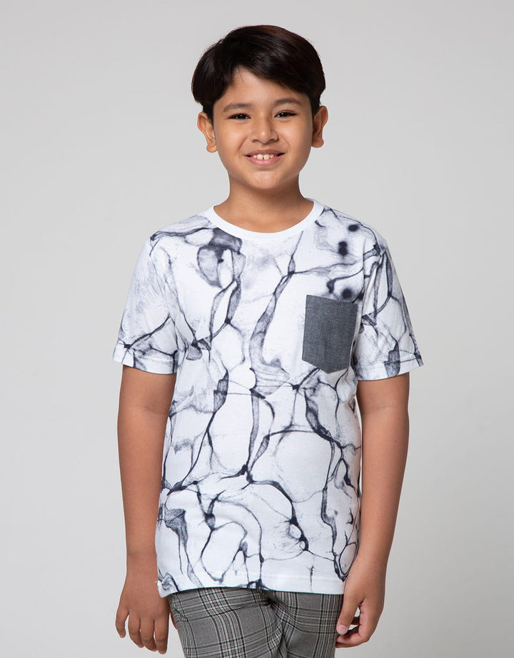 Nevada Short Sleeve T-Shirt FullMarble Chembre Pocket