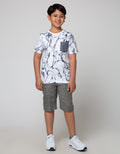 Nevada Short Sleeve T-Shirt FullMarble Chembre Pocket