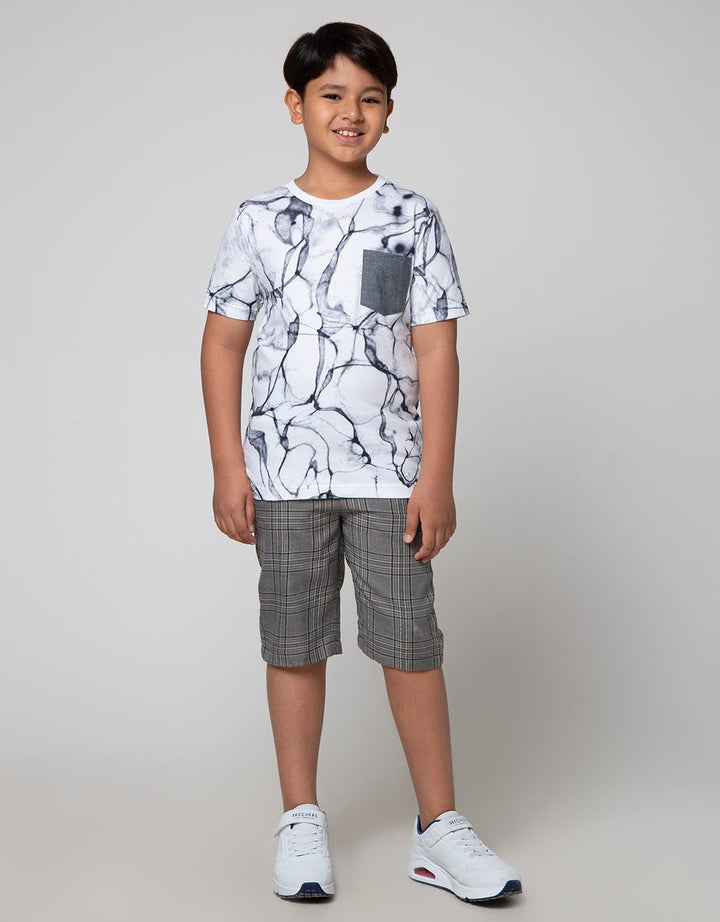 Nevada Short Sleeve T-Shirt FullMarble Chembre Pocket