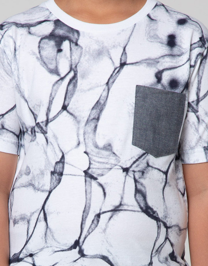 Nevada Short Sleeve T-Shirt FullMarble Chembre Pocket