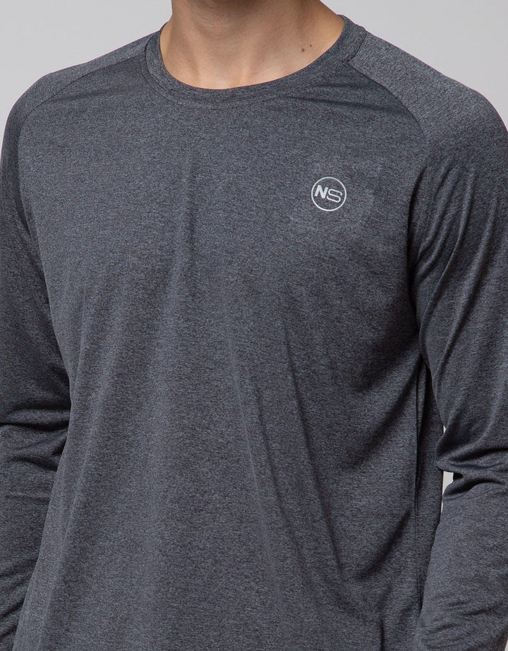 Nevada Sport Long Sleeve T-Shirt Print Jersey Poly Heiq Smart