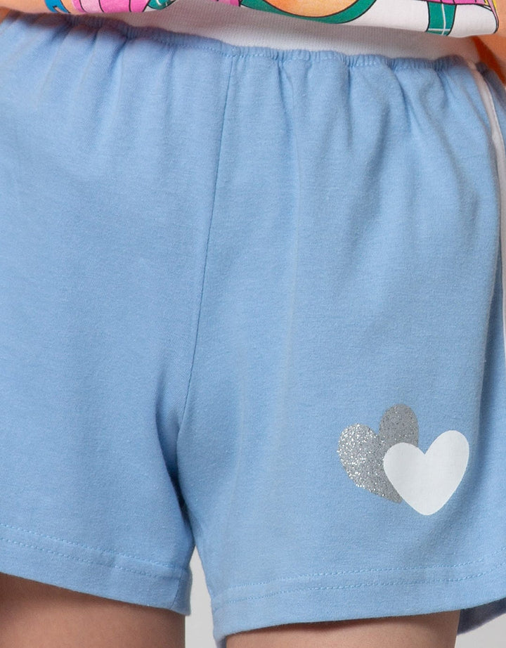 Aero Short Pants Bottom Glitter Love Double
