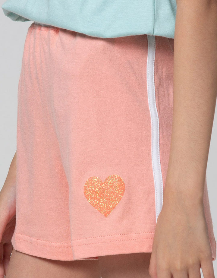 Aero Short Pants Bottom Glitter Love Single
