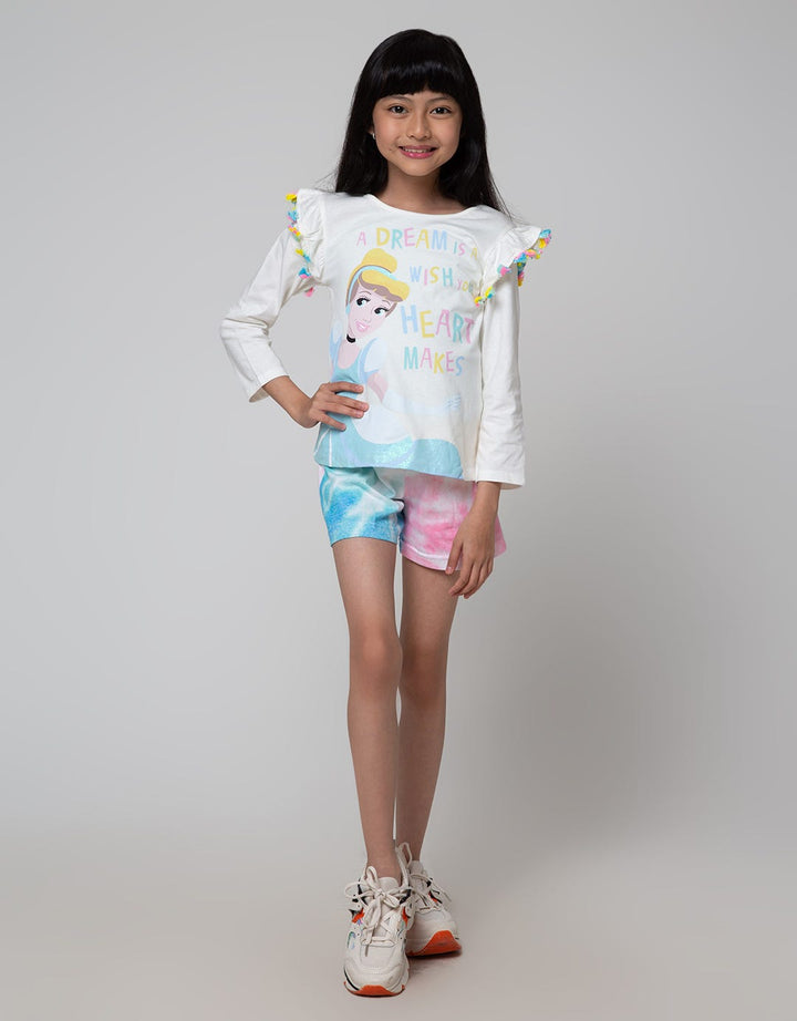 Aero Short Pants Round Tie Dye Bottom