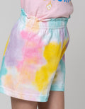 Aero Short Pants Bottom Tie Dye Abstract