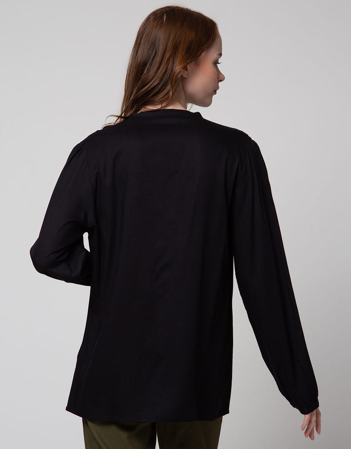 St. Yves Long Sleeve Blouse Twoven Licaevo Fabric