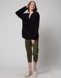 St. Yves Long Sleeve Blouse Twoven Licaevo Fabric