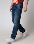 Nevada Denim Long Pants Reguler Fashion Dpbl12:Medium Denim:32:Solid:Denim Long Pants