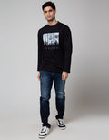 Nevada Denim Long Pants Tapered Ripped Stitch