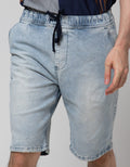 Nevada Denim Short Pants Rubber Fashion