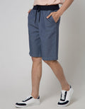 Nevada Short Pants Rib Chambray
