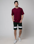 Nevada Short Pants Knit Blocking Color