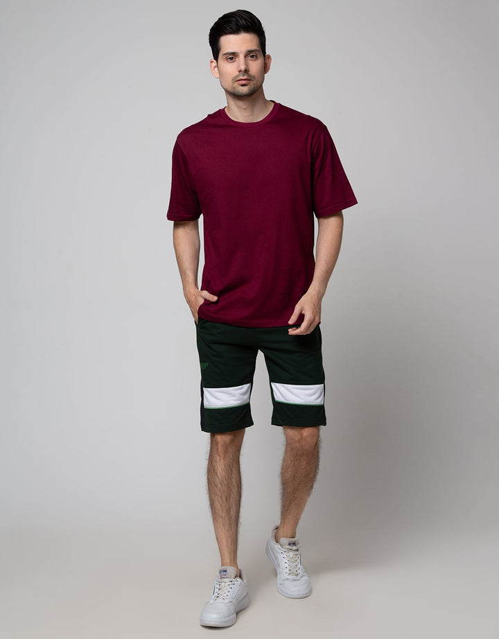 Nevada Short Pants Knit Blocking Color