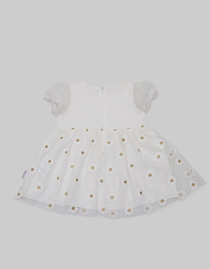 Pipiniko Bordir Flower Dress Anak Perempuan