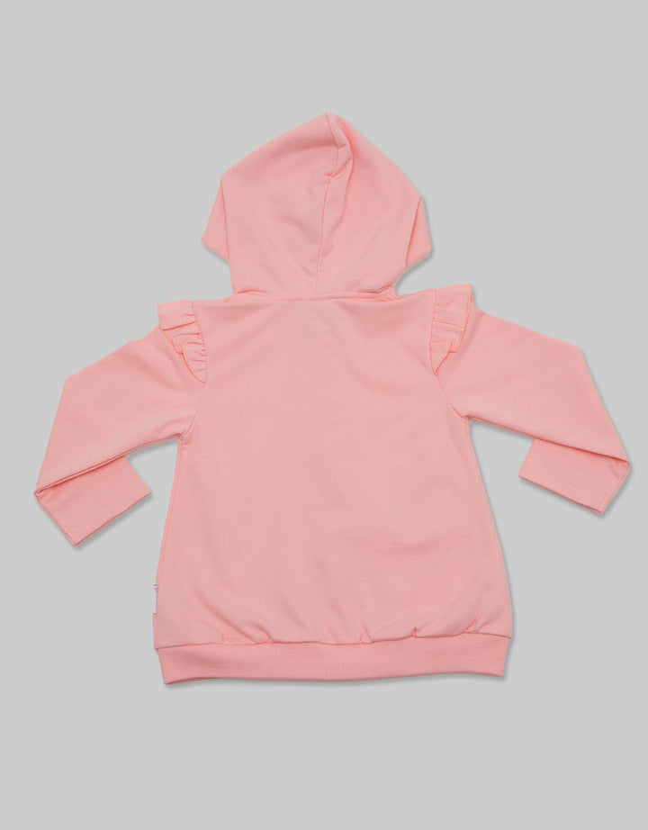 Pipiniko Bunny Loves Me Jacket Jmbf02:Salmon:6-12:Graphic:Ls T-Shirt
