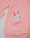 Pipiniko Bunny Loves Me Jacket Jmbf02:Salmon:6-12:Graphic:Ls T-Shirt