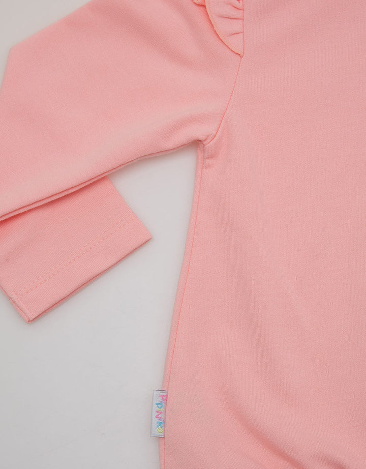 Pipiniko Bunny Loves Me Jacket Jmbf02:Salmon:6-12:Graphic:Ls T-Shirt