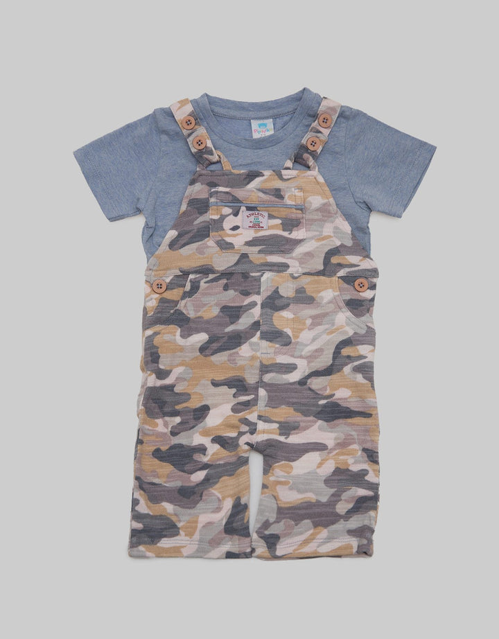 Pipiniko Overall Camo Army Fashion