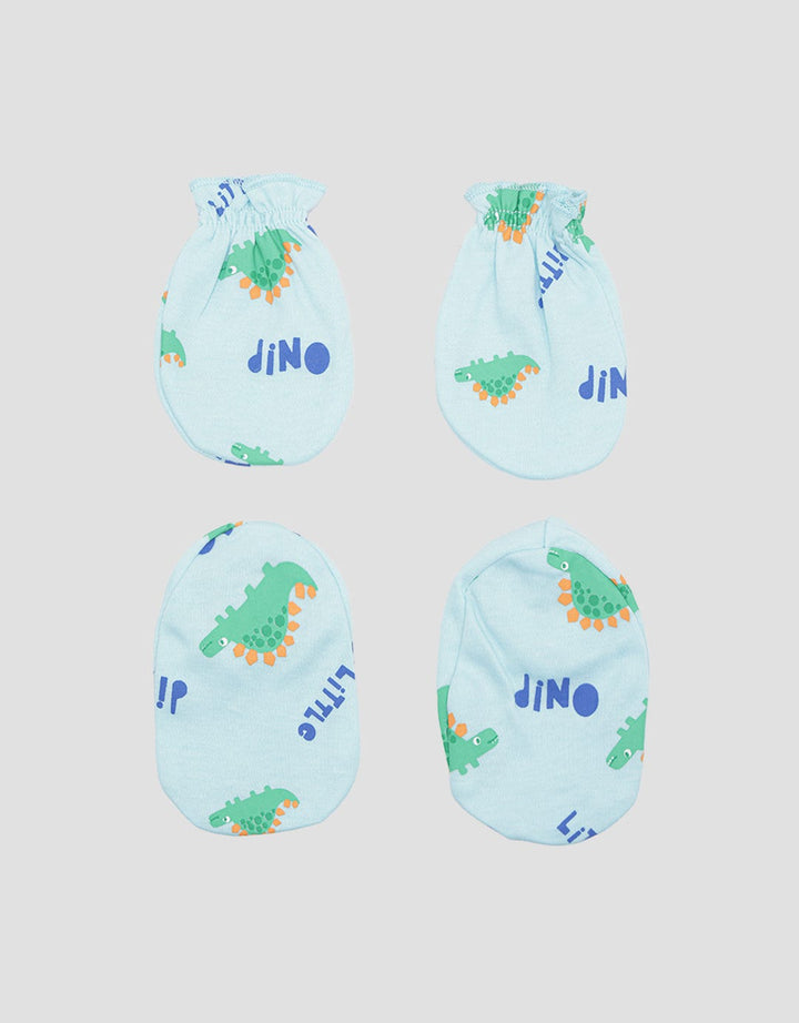 Pipiniko Blue Dino Gloves And Feet