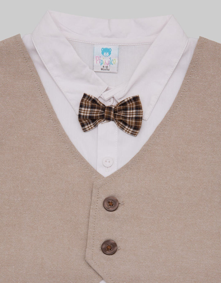 Pipiniko Set Boys Vest Woven