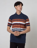 Cole Stripe Chest Kaos Polo Pria