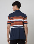 Cole Stripe Chest Kaos Polo Pria