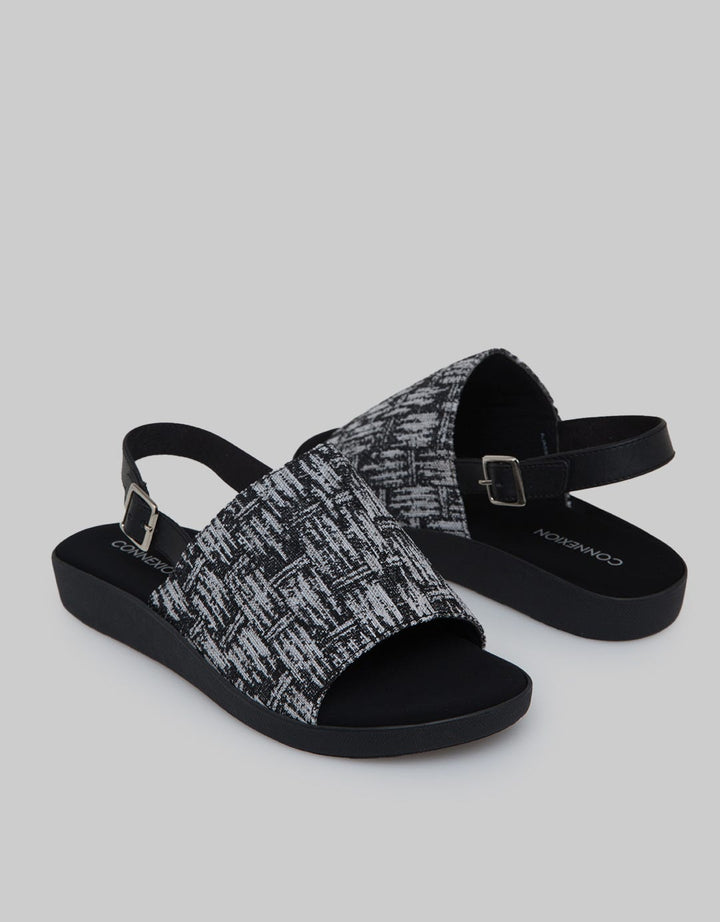 Connexion Slingback Sandals With Buckle Strap