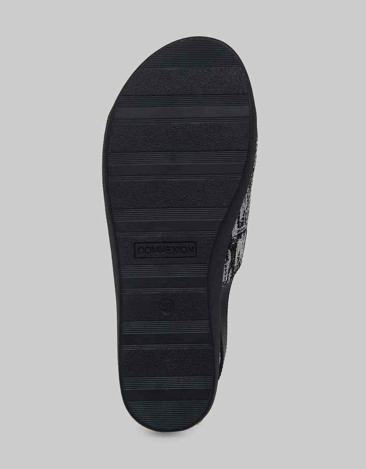 Connexion Slingback Sandals With Buckle Strap