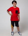 Nevada Sport Short Sleeve T-Shirt Print Keep Going Pocket