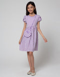 Kidz Too Print Kotak Midi Dress Anak Perempuan