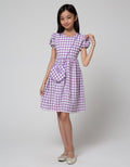 Kidz Too Print Kotak Midi Dress Anak Perempuan