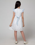 Sweet Miss Short Sleeve Midi Dress Print Polkadot Bunny Cat Kantong