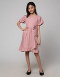 Sweet Miss Midi Dress Polos Rok Rimpel