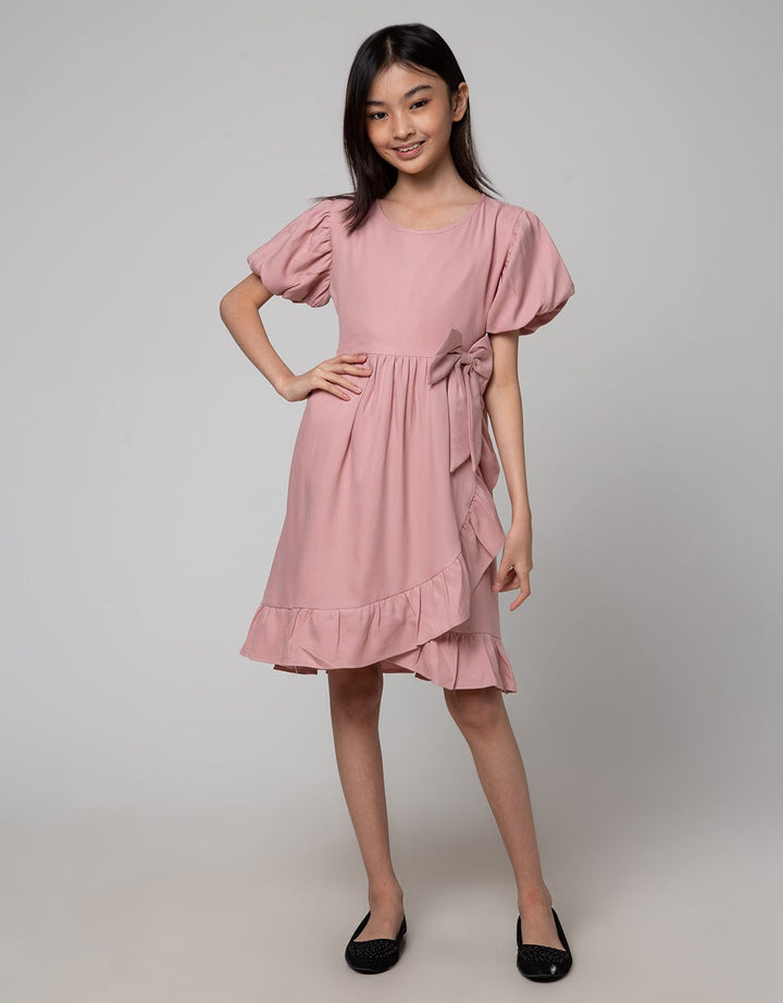 Sweet Miss Midi Dress Polos Rok Rimpel