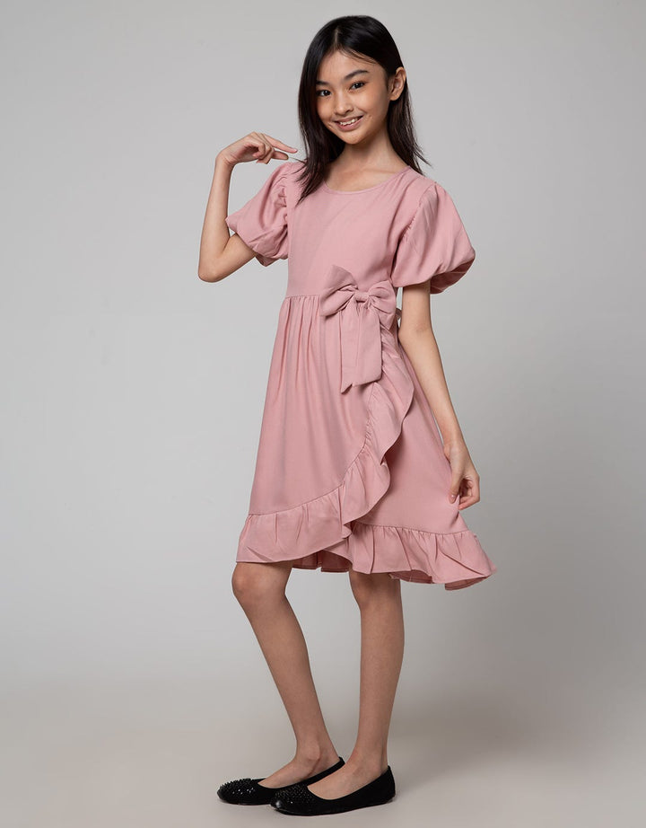 Sweet Miss Midi Dress Polos Rok Rimpel
