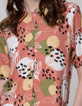 St. Yves Short Sleeve Pyjama Pants Sweety Flower