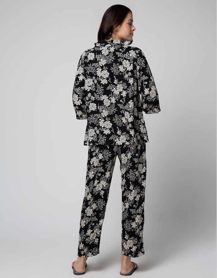 ST. YVES Long Sleeve Pyjama Pants Madie Flower