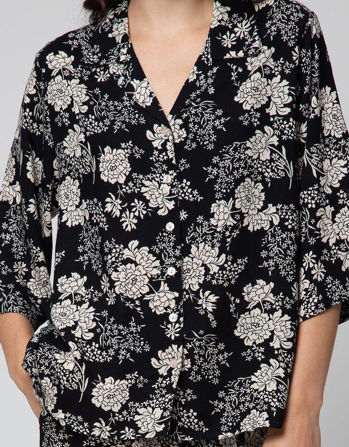 ST. YVES Long Sleeve Pyjama Pants Madie Flower