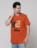 Cole Short Sleeve T-Shirt Print Nat Tree 2 Tone