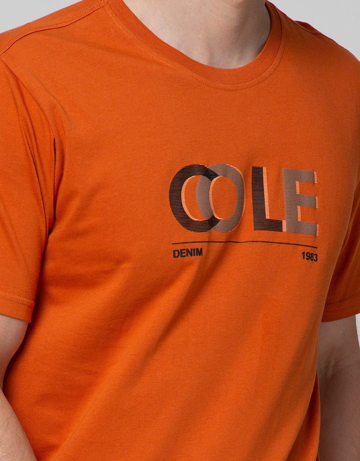 Cole Short Sleeve T-Shirt Print Cole Shadow Tonal
