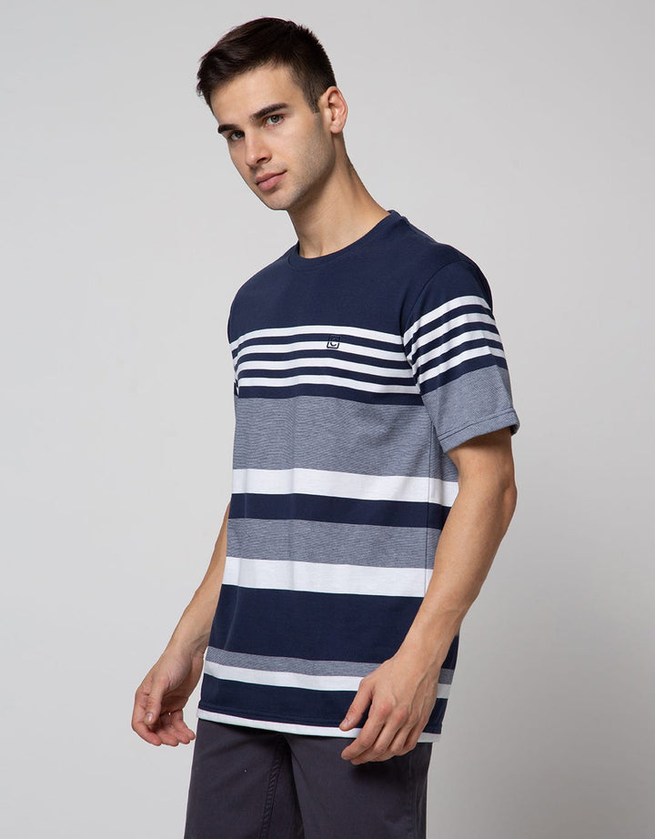 Cole Stripe Combi Men's Casual T-Shirt
