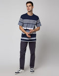 Cole Stripe Combi Men's Casual T-Shirt
