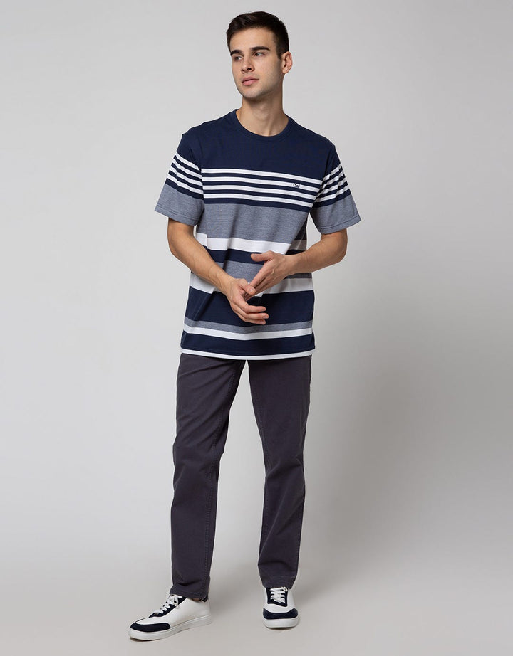 Cole Stripe Combi Men's Casual T-Shirt
