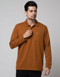 Cole Long Sleeve Polo Shirt Solid 1 Jersey